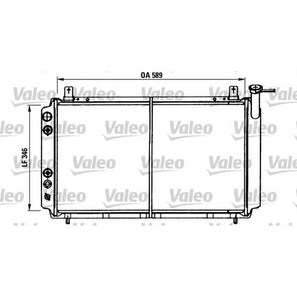 Photo Radiator, engine cooling VALEO 730949