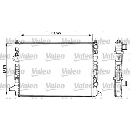 Photo Radiateur, refroidissement du moteur VALEO 731007