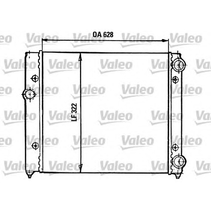 Foto Radiador, refrigeración del motor VALEO 731030