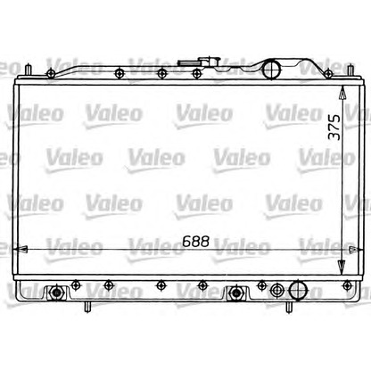 Photo Radiateur, refroidissement du moteur VALEO 731054