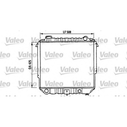 Photo Radiateur, refroidissement du moteur VALEO 731104