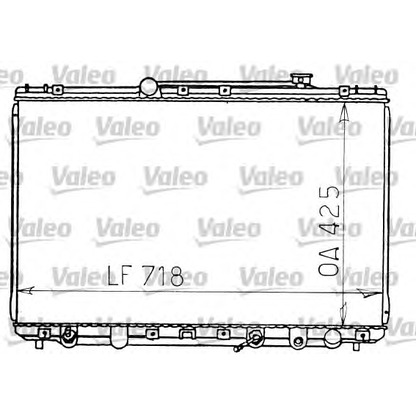 Photo Radiator, engine cooling VALEO 731197