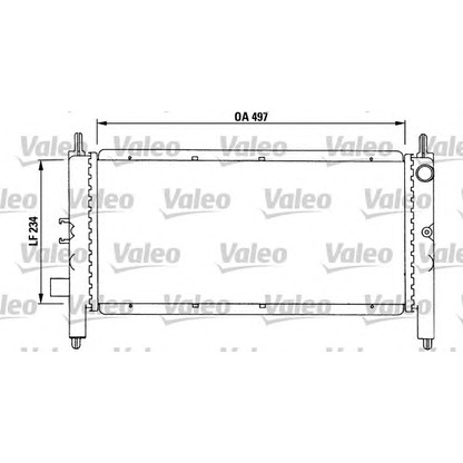 Photo Radiateur, refroidissement du moteur VALEO 731215