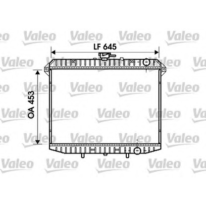 Foto Radiatore, Raffreddamento motore VALEO 731261