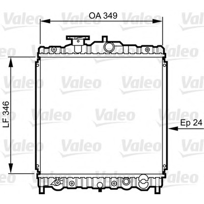 Foto Kühler, Motorkühlung VALEO 731458