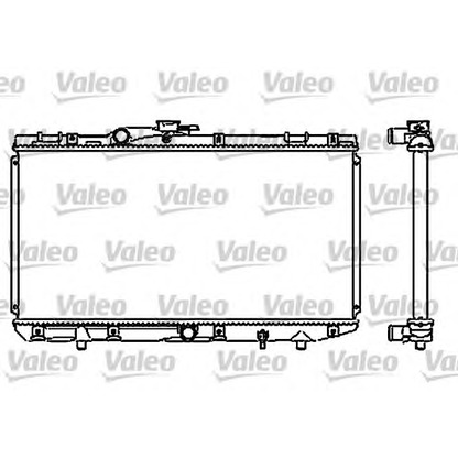 Foto Radiador, refrigeración del motor VALEO 731564