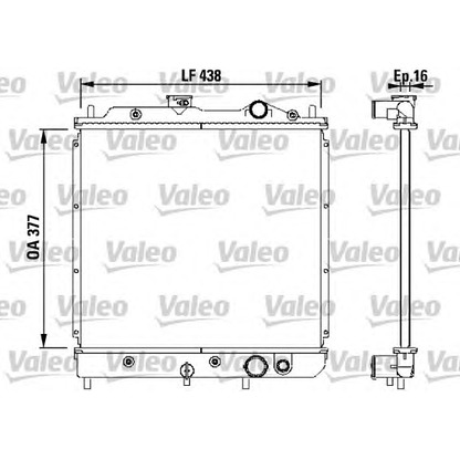 Foto Kühler, Motorkühlung VALEO 731646