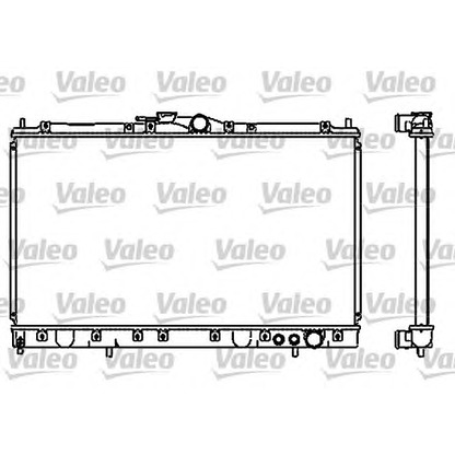 Foto Radiatore, Raffreddamento motore VALEO 731651