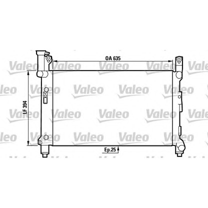 Photo Radiateur, refroidissement du moteur VALEO 731720