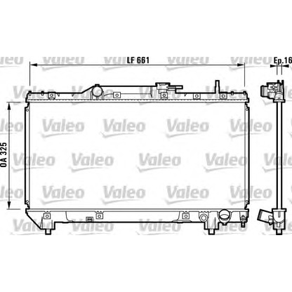 Photo Radiateur, refroidissement du moteur VALEO 731831