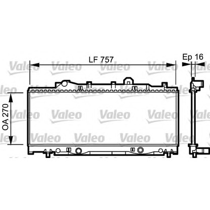 Photo Radiateur, refroidissement du moteur VALEO 731976