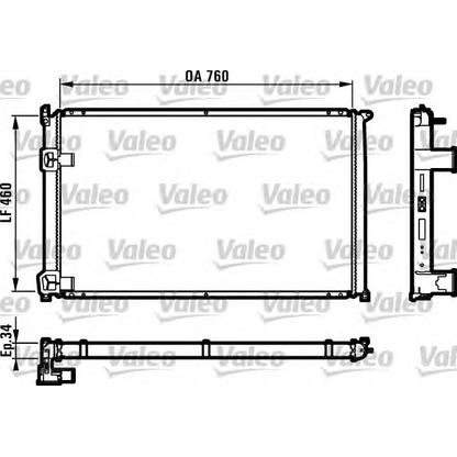 Photo Radiateur, refroidissement du moteur VALEO 732063