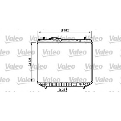 Photo Radiateur, refroidissement du moteur VALEO 732302