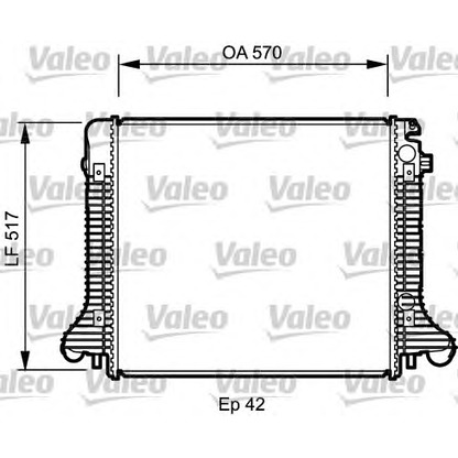 Photo Radiateur, refroidissement du moteur VALEO 732304