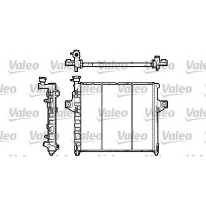 Foto Radiatore, Raffreddamento motore VALEO 732310