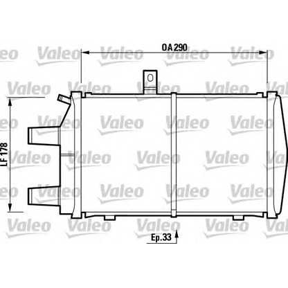 Foto Kühler, Motorkühlung VALEO 732473