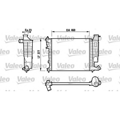 Photo Radiateur, refroidissement du moteur VALEO 732534