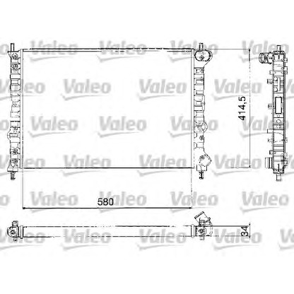 Foto Kühler, Motorkühlung VALEO 732580