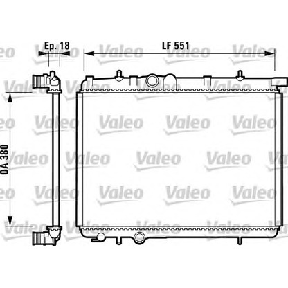 Photo Radiateur, refroidissement du moteur VALEO 732844