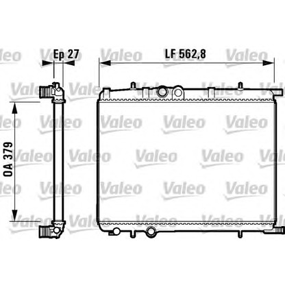 Photo Radiateur, refroidissement du moteur VALEO 732909