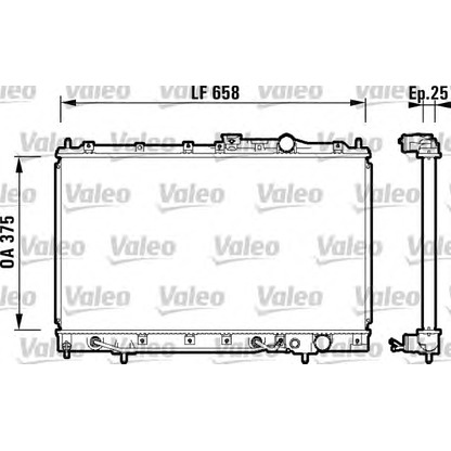 Foto Kühler, Motorkühlung VALEO 734127