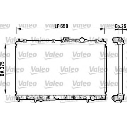 Foto Kühler, Motorkühlung VALEO 734132