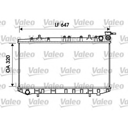 Foto Kühler, Motorkühlung VALEO 734155