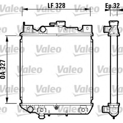 Foto Kühler, Motorkühlung VALEO 734159