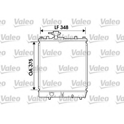 Foto Kühler, Motorkühlung VALEO 734171