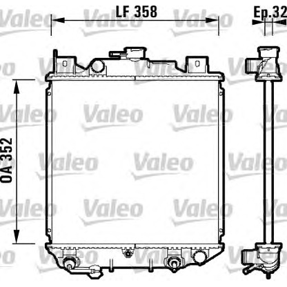 Foto Kühler, Motorkühlung VALEO 734203