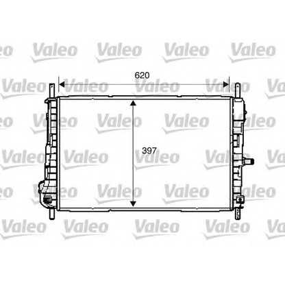 Photo Radiator, engine cooling VALEO 734288