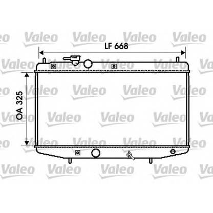 Photo Radiateur, refroidissement du moteur VALEO 734571