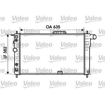 Photo Radiator, engine cooling VALEO 734596