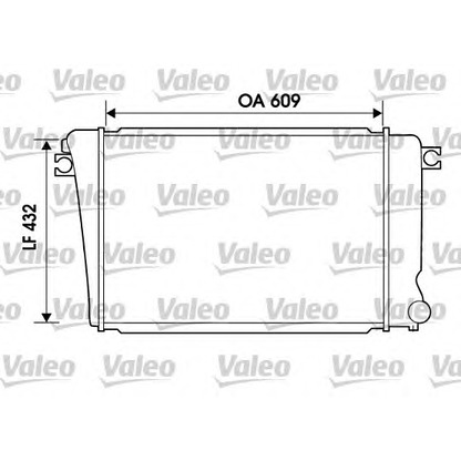 Foto Radiatore, Raffreddamento motore VALEO 734614