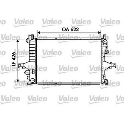 Photo Radiateur, refroidissement du moteur VALEO 734719