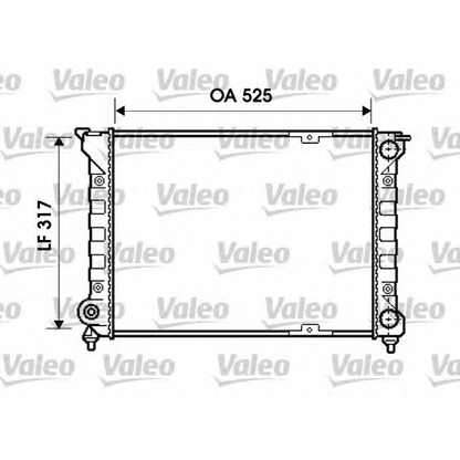 Photo Radiateur, refroidissement du moteur VALEO 734853