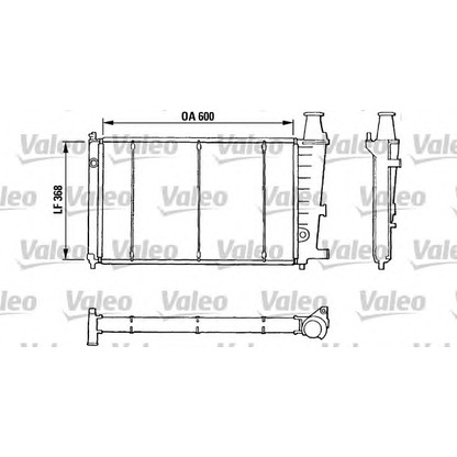 Foto Radiatore, Raffreddamento motore VALEO 810807