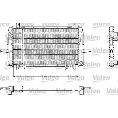 Foto Radiador, refrigeración del motor VALEO 811048