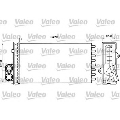 Foto Wärmetauscher, Innenraumheizung VALEO 812014