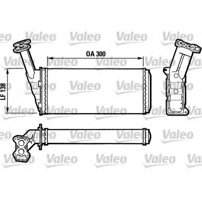 Foto Radiador de calefacción VALEO 812036