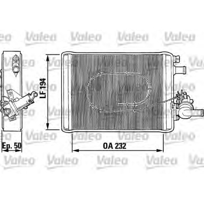 Foto Wärmetauscher, Innenraumheizung VALEO 812046