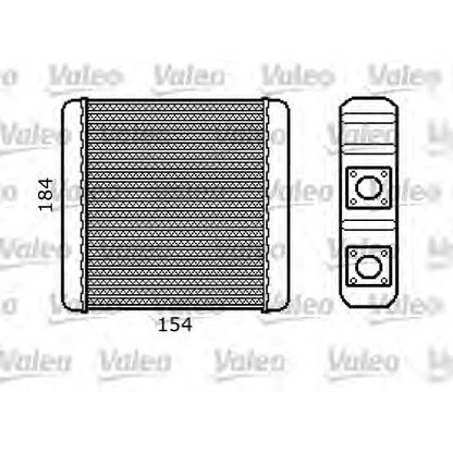 Foto Radiador de calefacción VALEO 812107