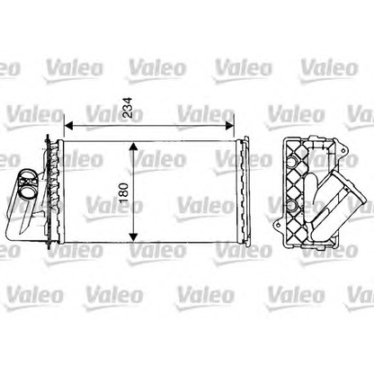 Фото Теплообменник, отопление салона VALEO 812112