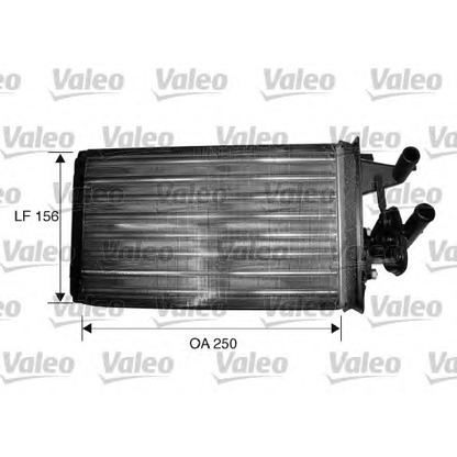 Foto Scambiatore calore, Riscaldamento abitacolo VALEO 812156