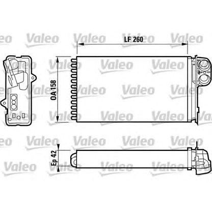 Foto Wärmetauscher, Innenraumheizung VALEO 812161