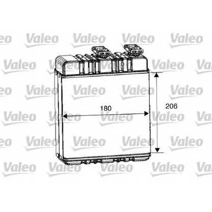 Foto Radiador de calefacción VALEO 812222