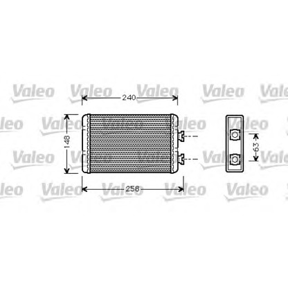 Foto Radiador de calefacción VALEO 812318