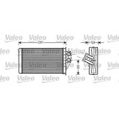 Foto Scambiatore calore, Riscaldamento abitacolo VALEO 812339