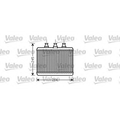 Photo Heat Exchanger, interior heating VALEO 812365