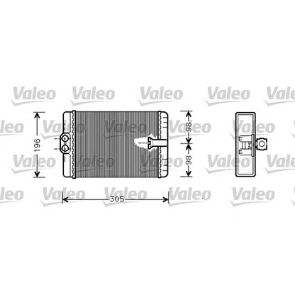 Foto Wärmetauscher, Innenraumheizung VALEO 812366